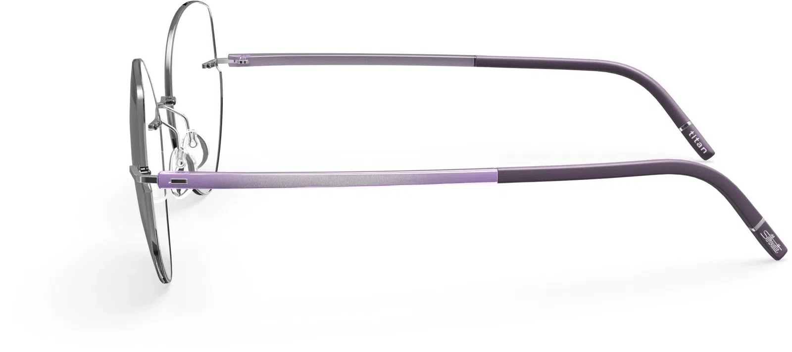 Silhouette The Wave Chassis Rimless 5567 Eyeglasses - view 44